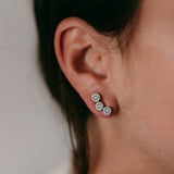 Diamond Circle’s Trio Earrings